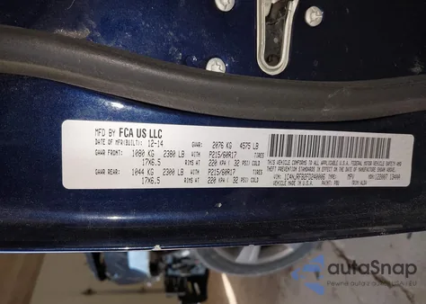 2015 Jeep Patriot High Altitude Edition z USA, uszkodzony, nr VIN 1C4NJRFB2FD240006